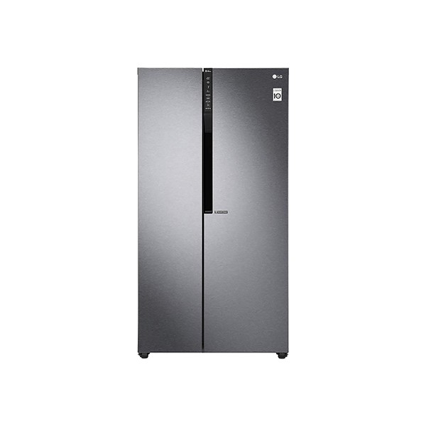 LG 679 L Frost Free Inverter Linear Side-by-Side Refrigerator (GC-B247KQDV, Graphite steel, Multi Air Flow)
