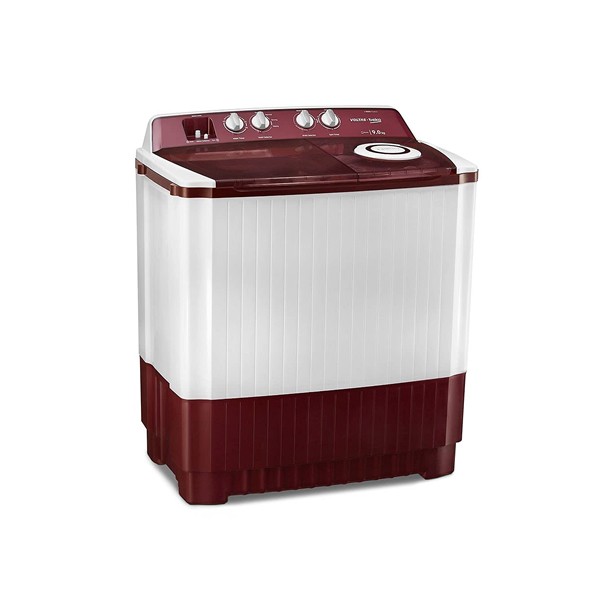Voltas Beko 9 kg Semi Automatic Washing Machine (Burgundy) WTT90ABRT