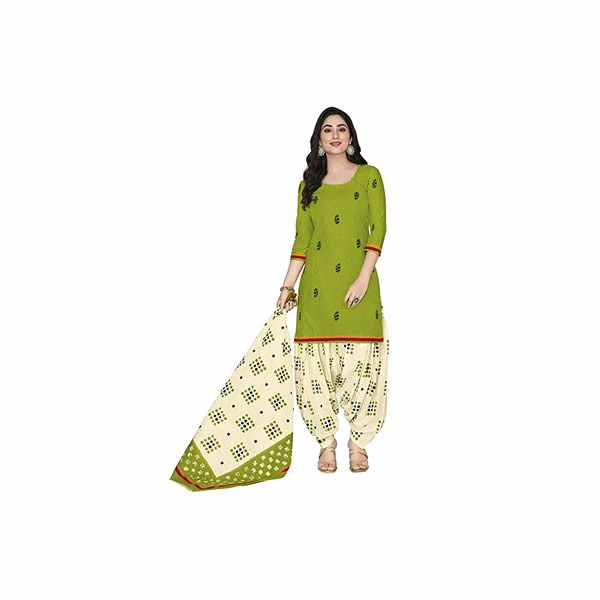 Cotton Printed Readymade Salwar Suit For Women