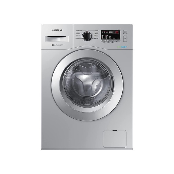 Samsung 6.5 Kg Fully-Automatic Front Loading Washing Machine (WW65R20EKSS/TL, DA Silver)
