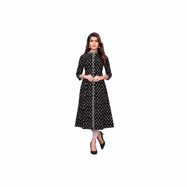Women Cotton Flared Kurti