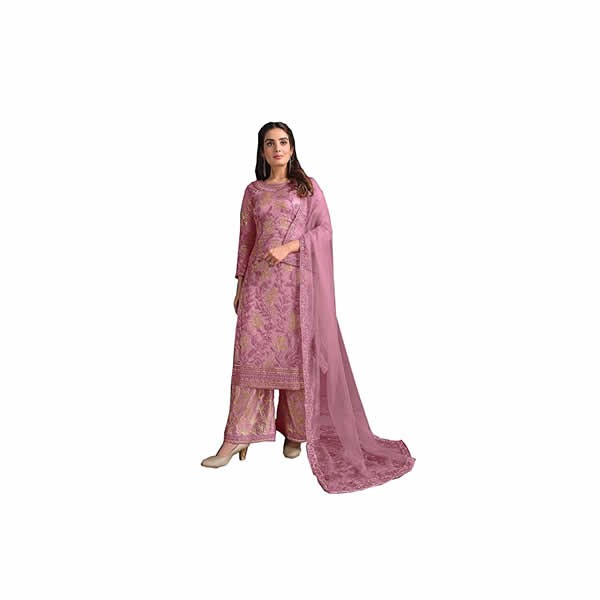 Women Net Anarkali Suit