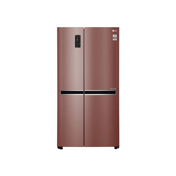 LG 668 L InstaView DoorinDoor WiFi Inverter SidebySide Refrigerator (GCX247CSAV, Noble Steel)
