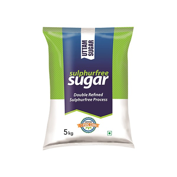 Uttam Sugar Sulphurless Sugar, 5kg