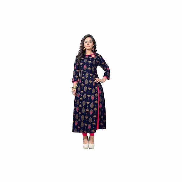 Women's Rayon Printed Kurta