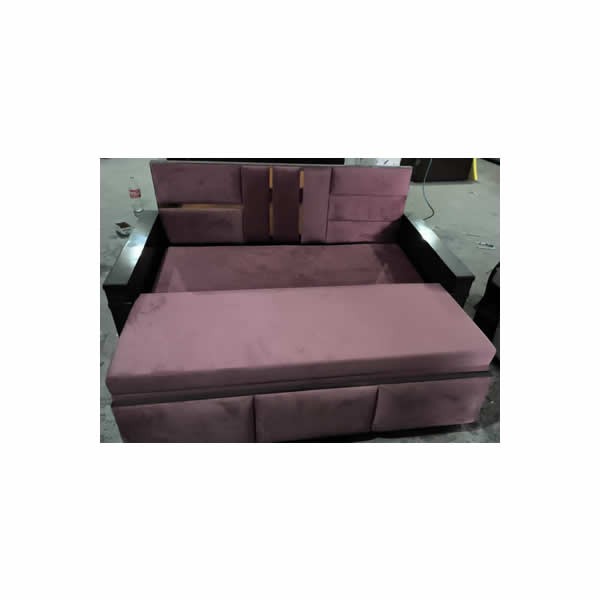 Velvet 3 Seater Sofa bed