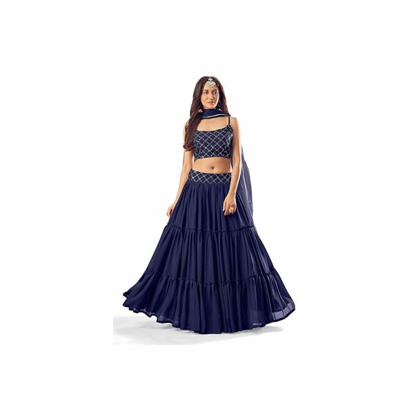 Womens Georgette Lehenga Choli