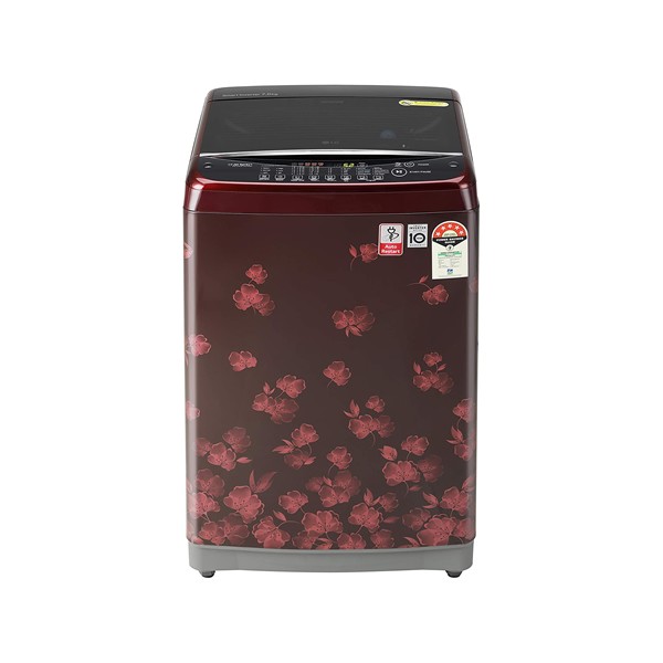 LG 7.0 Kg Top Loading Washing Machine (T70SJDR1Z, Red Floral)