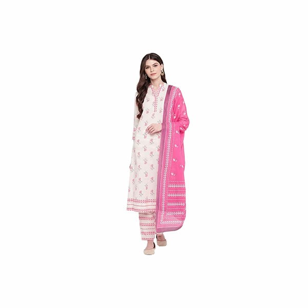 Women's Regular Kurta, Pant & Dupatta