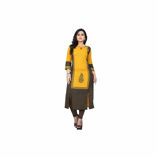 Women Cotton Straight Kurti