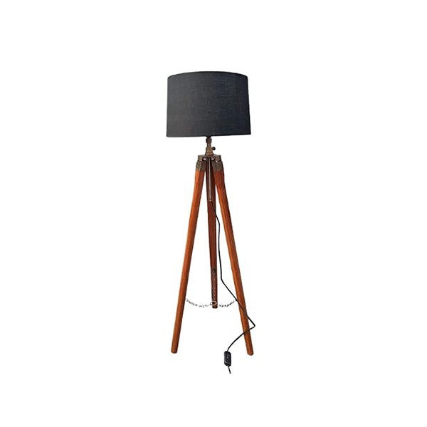 Nautical Tripod Standing Floor Lamp | Modern Design Stand with Led Bulb for Bedside Corner | Modern Home, Living Room, Office & Balcony by UNIQUE CREATION