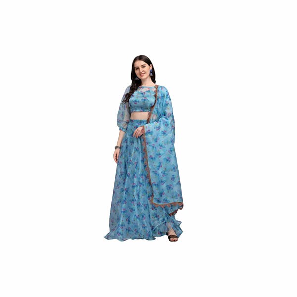Blue Lehenga Choli For Womens