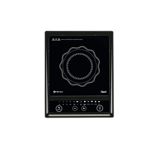 Bajaj Magnifique 2000W Induction Cooktop with Pan sensor and Voltage Pro Technology, Black