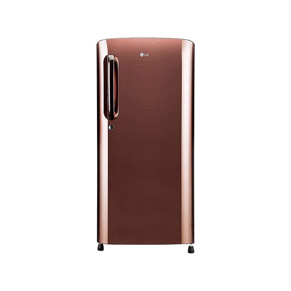 LG 190 L 4 Star Inverter Direct-Cool Single Door Refrigerator (GL-B201AASY, Amber Steel)