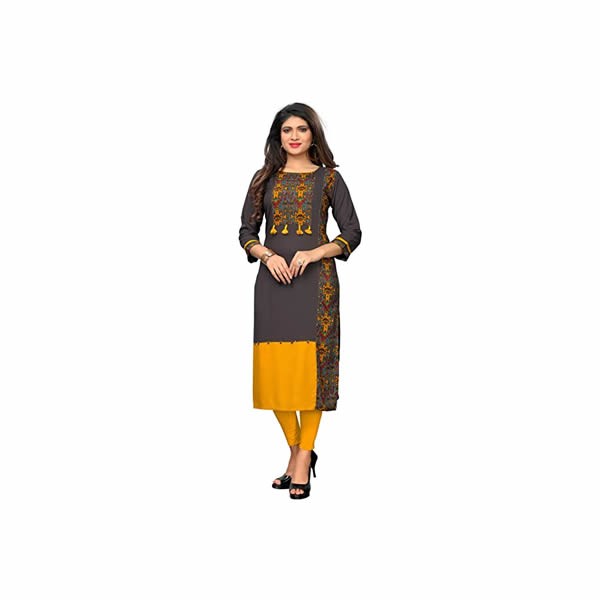 Women's Rayon Straight Kurta