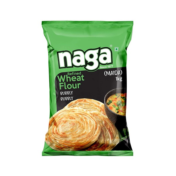 Naga Sooji Bubbly Bubbly Maida, 1 kg