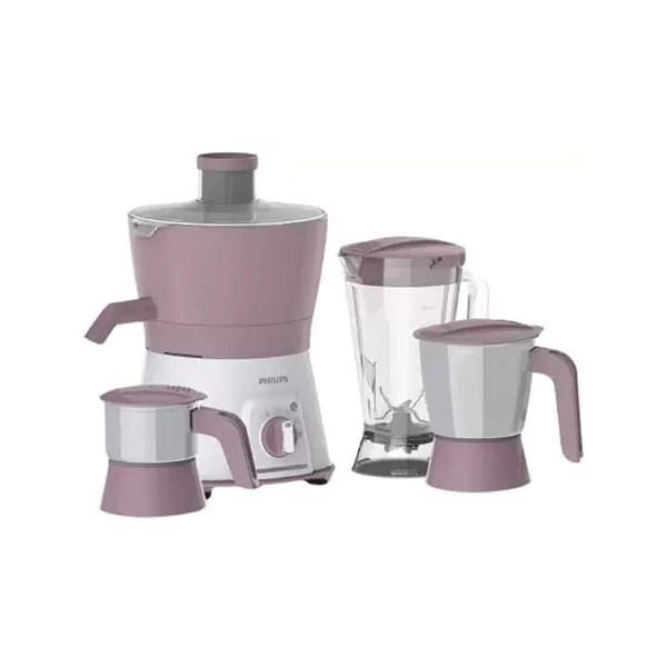Philips Avenger HL7581 600 Juicer Mixer Grinder (Pink, 3 Jars)