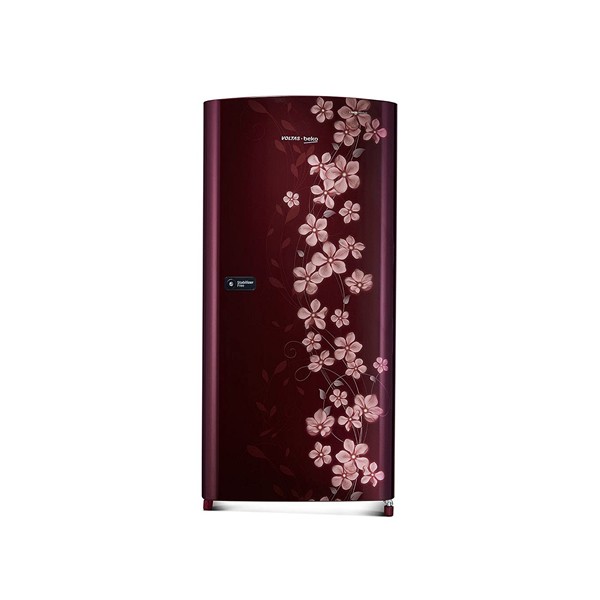 Voltas Beko 185L 2 Star Direct-Cool Single Door Refrigerator (RDC205DSWRX,Sweet Rose Wine) 2020